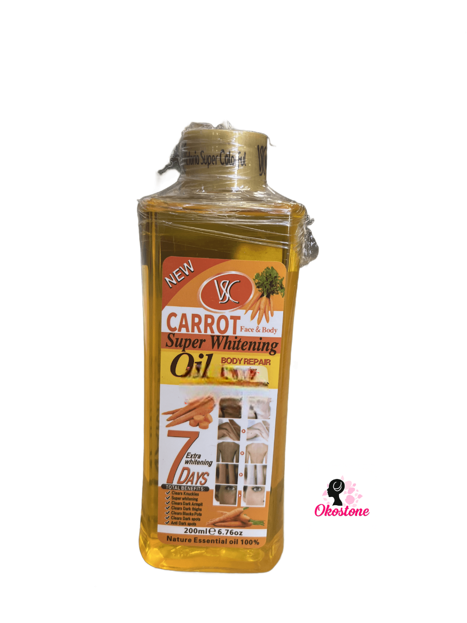 VSC carrot super whitening oil 200 ml