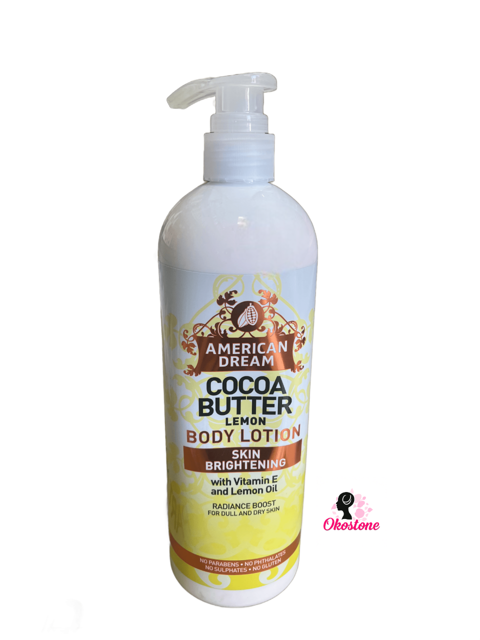 American dream cocoa butter lemon body lotion