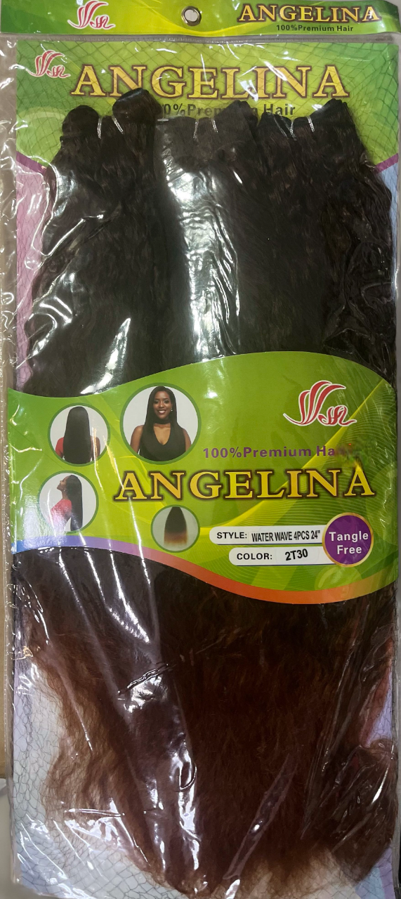 Angelina water wave 4pcs 24" hair