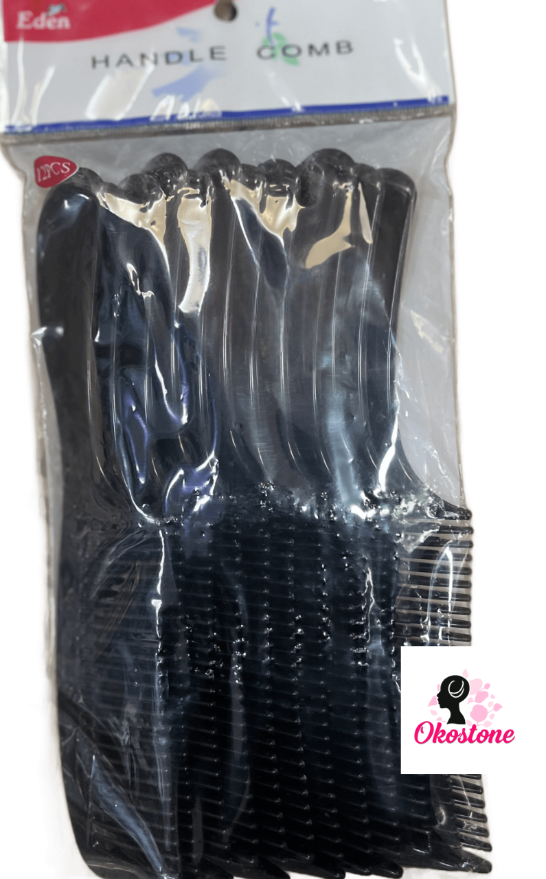 Eden 12 pcs handle comb