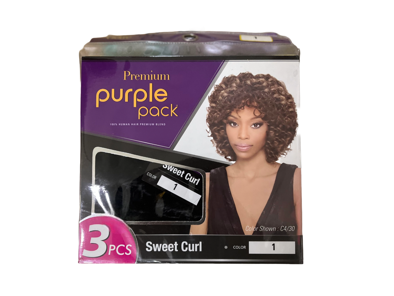Outre premium purple pack 3pcs sweet curl hair