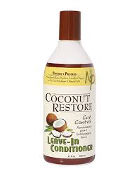 NP coconut restore curl control leave-in conditioner 13 oz