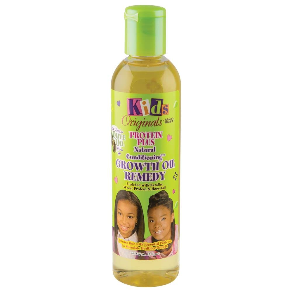 Africa's best Kids Originals Protein plus Natural conditioning growth oil remedy 8 oz