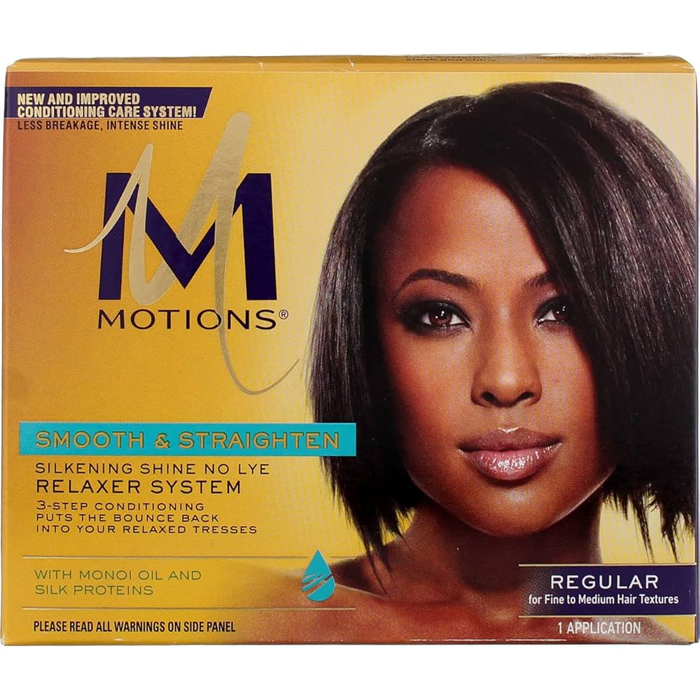 Motions SMOOTH & STRAIGHTEN SILKENING SHINE NO LYE RELAXER SYSTEM