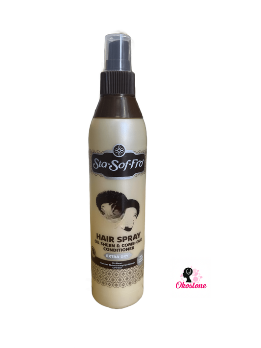 Sta-sof-fro hair spray