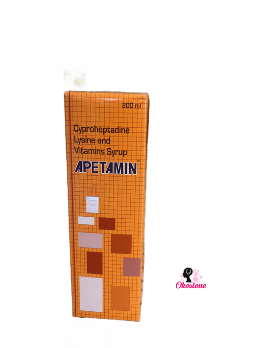 Cyproheptadine Lysine and Vitamins Syrup APETAMIN