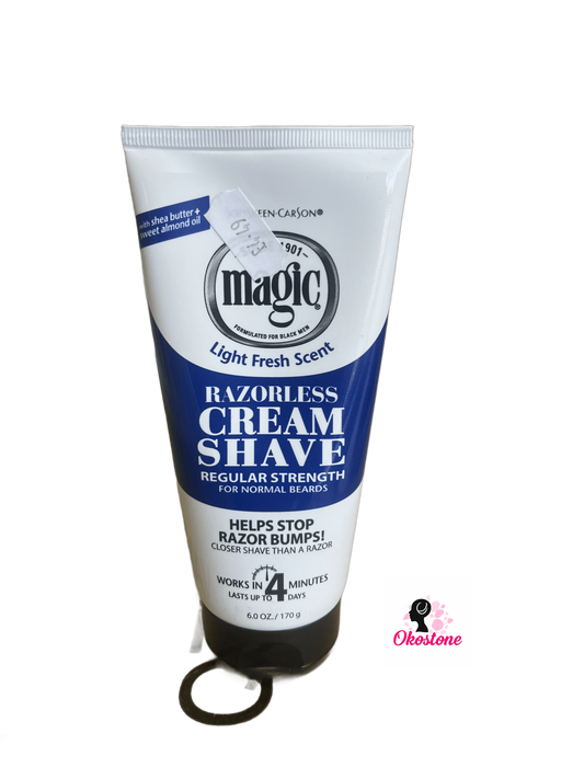 Magic razorless cream shave 6 oz
