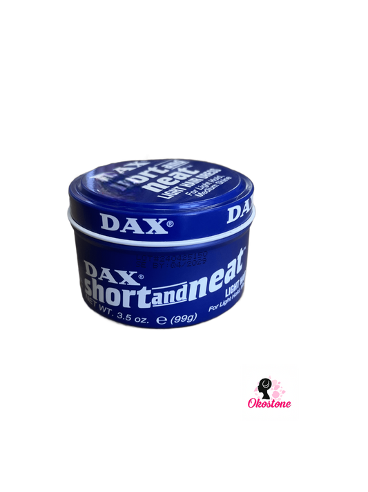Dax short and neat light hair dress 3.5oz