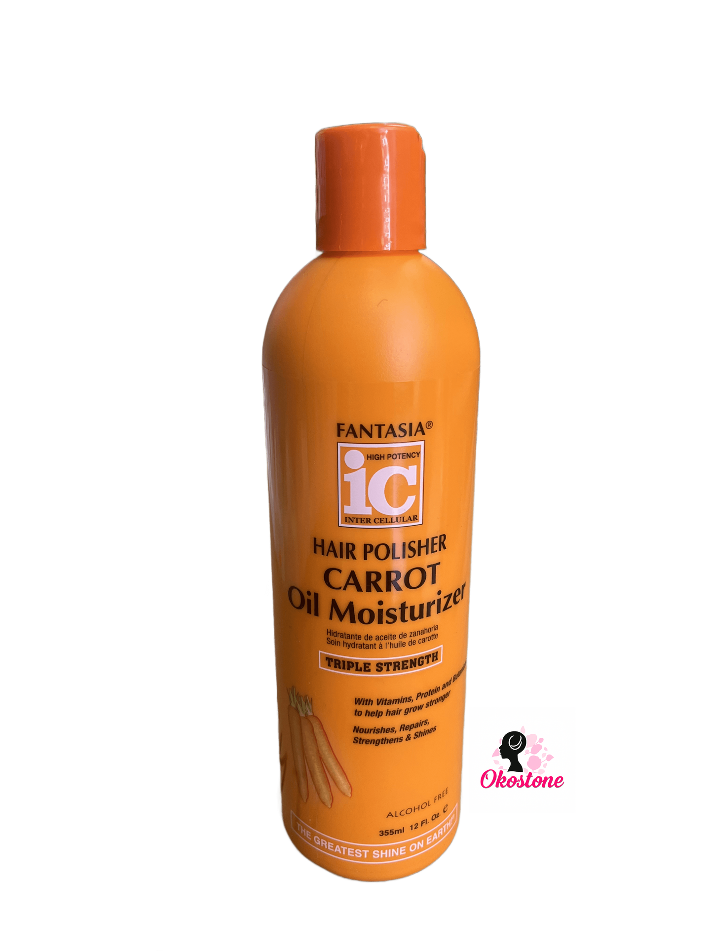 Fantasia hair polish carrot oil moisturizer 355 ml