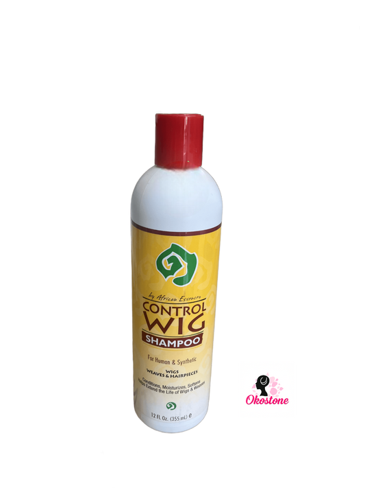 African essence control wig shampoo 12 oz