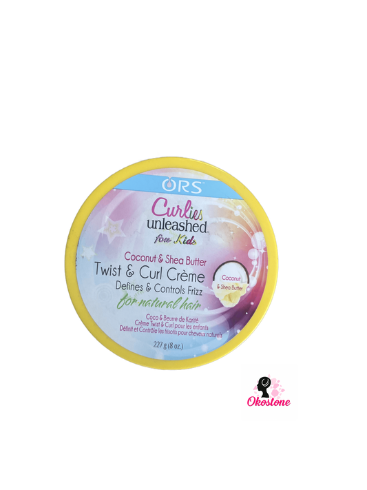 Curlies unleashed for Kids Coconut & Shea Butter Twist & Curl Crème 8oz