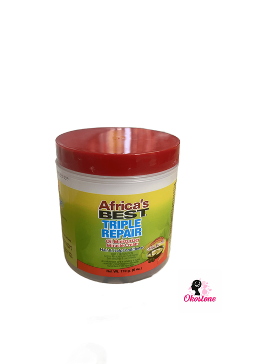 Afriça's Best TRIPLE REPAIR Oil Moisturizer Miracle cream 6 oz