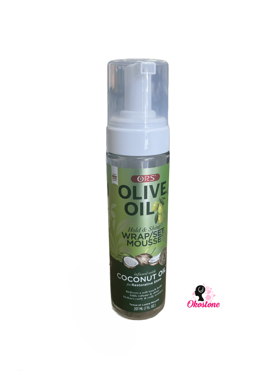 ORS Olive oil Hold & shine WRAP/SET Mousse 7 oz