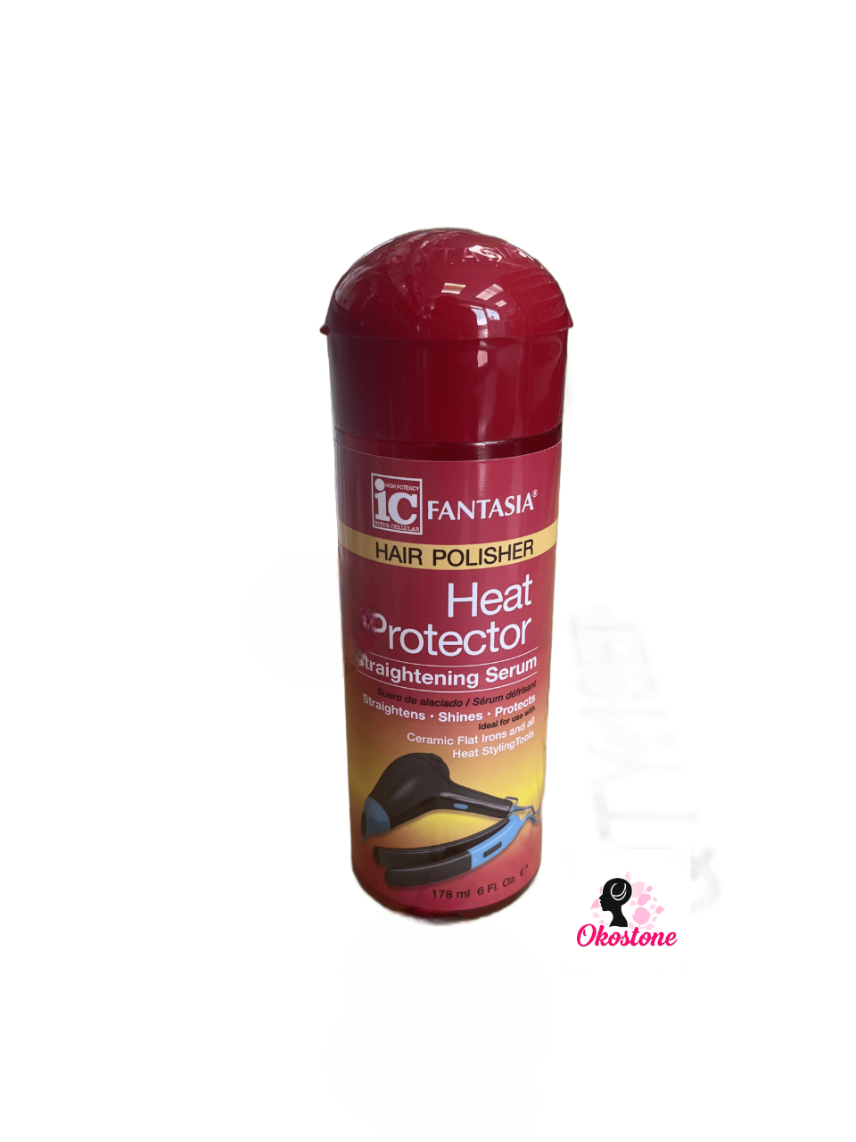 Fantasia Heat Protector Straightening serum 6 oz