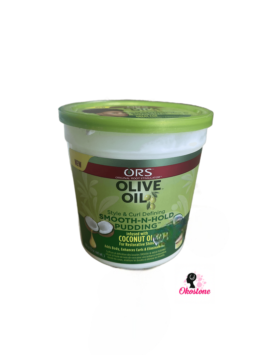 ORS Olive oil smooth-n-hold pudding 13 oz