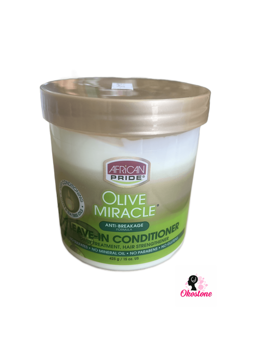 African pride olive miracle leave-in conditioner 15 oz