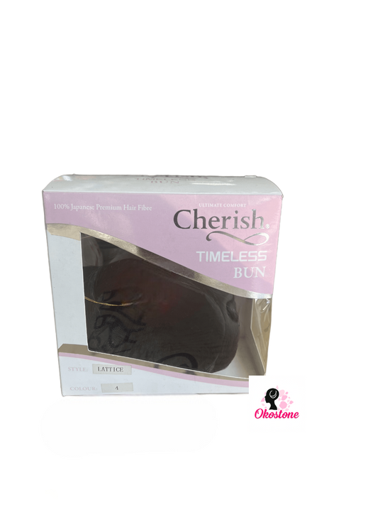 Cherish timeless bun style: lattice