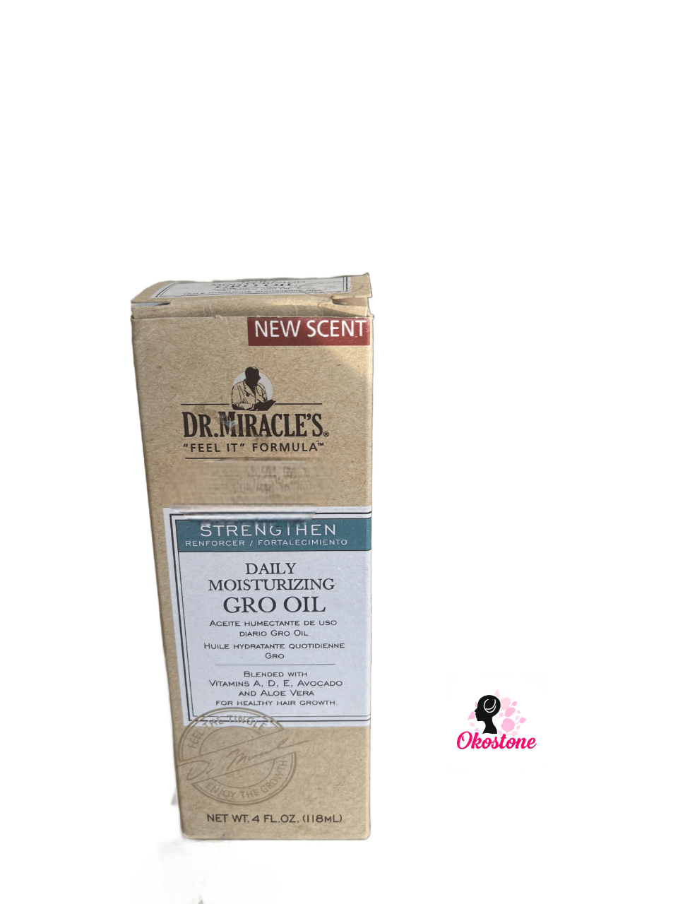 Dr. Miracles strengthen daily moisturiziing gro oil 4 oz
