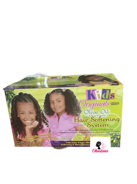 Kids original hair softening system