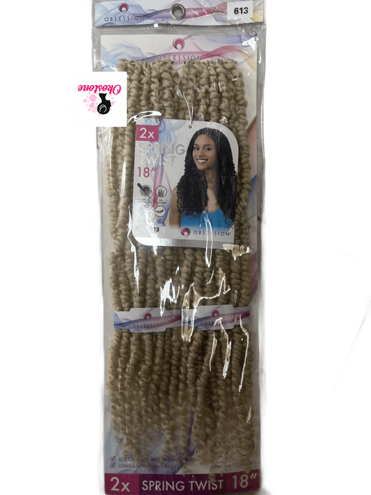 Obsession spring twist 18" 2x hair