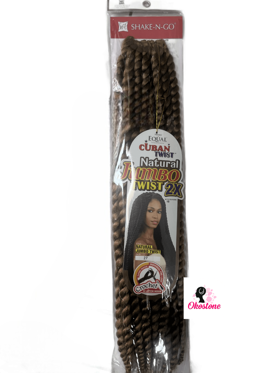 Shake and go natural jumbo twist 2x hair