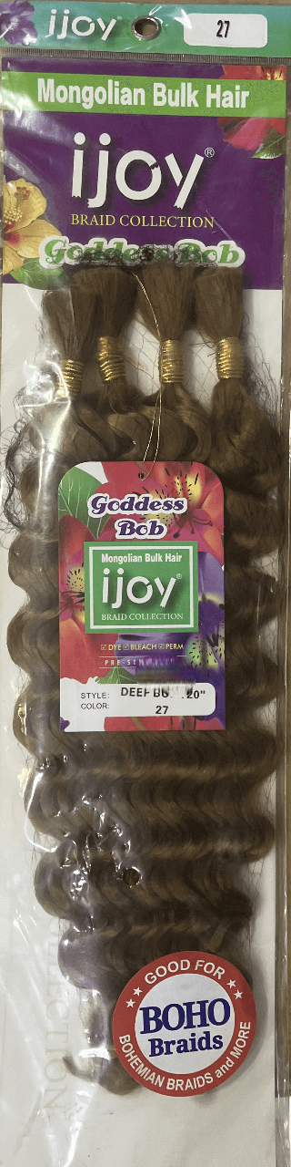 Ijoy Mongolian bulk 20" hair