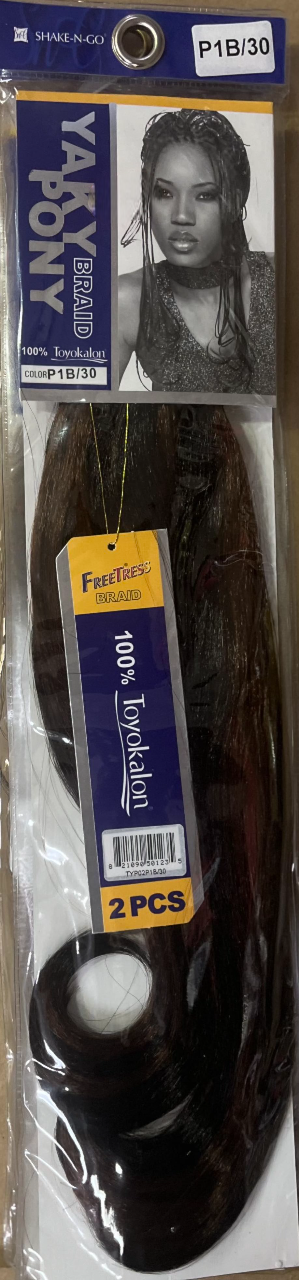 SHAKE-N-GO Yaky pony braid 2 Pcs hair