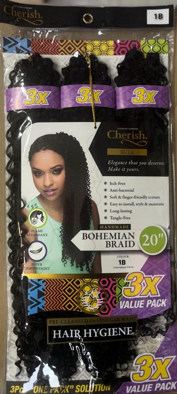 Cherish Bohemian braid 20" 3x hair