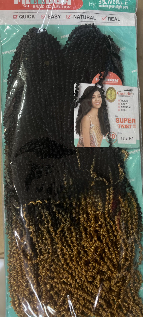 Freedom crochet irish twist 20" hair