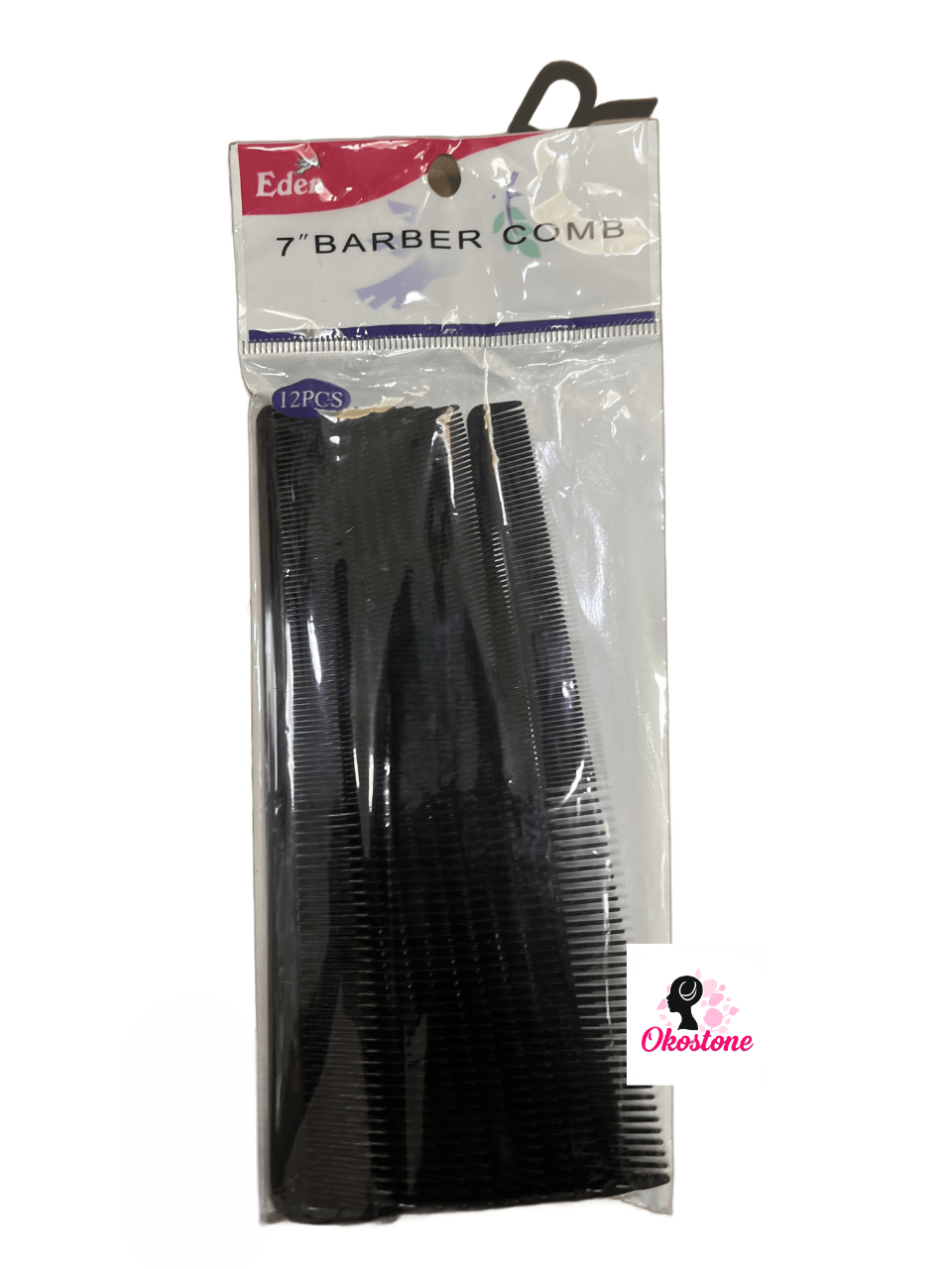 Eden 12 pcs 7" barber comb