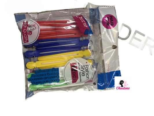 Fashion style 12 pcs hair clip