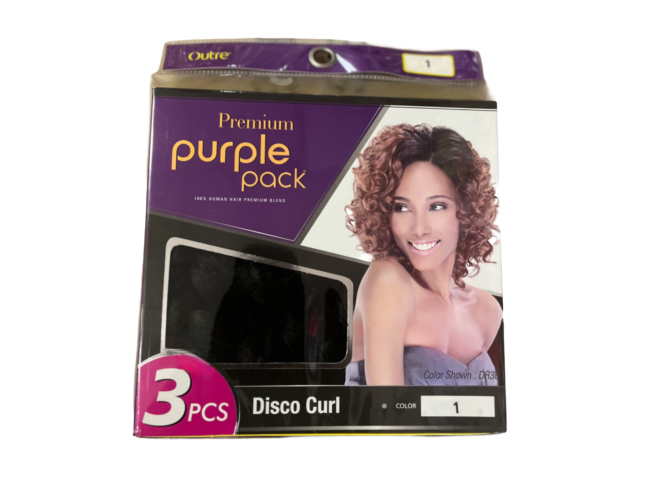 Outre premium purple pack 3pcs disco curl hair