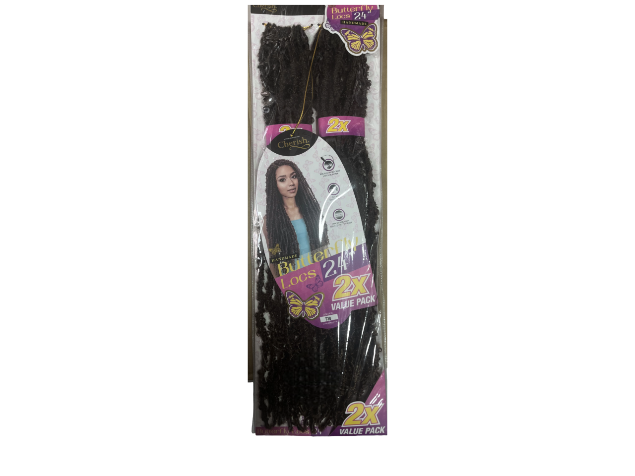 Cherish butterfly locs 24" 2x pack hair