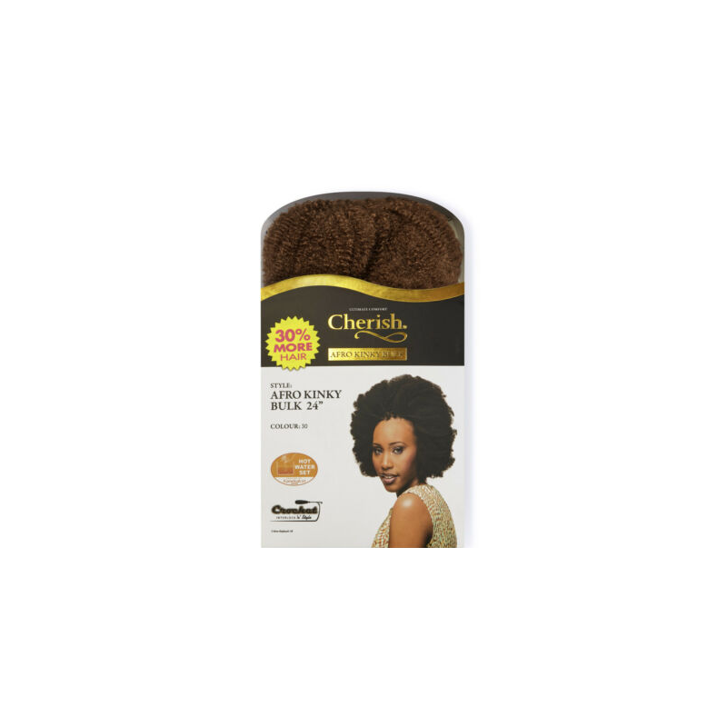 Cherish afro kinky bulk style 24" hair