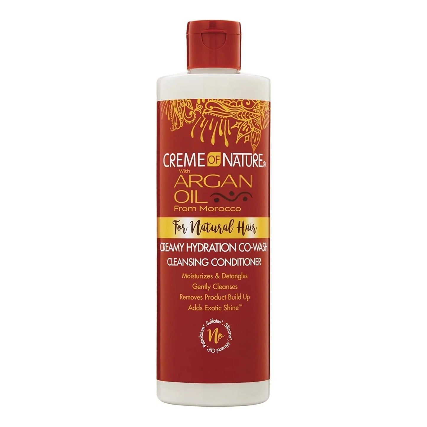 Creme of nature argan oil foamy hydration co-wash cleansing conditioner 12 oz