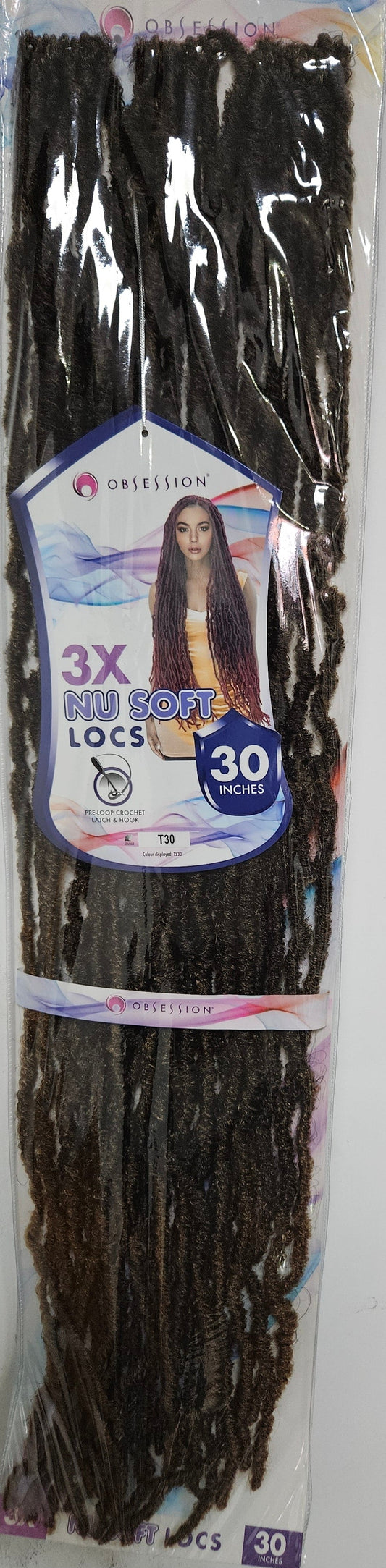 Obsession NU soft locs 30" 3x hair