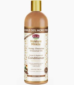 African pride moisture miracle Honey, chocolate & Coconut Oil conditioner 16 oz